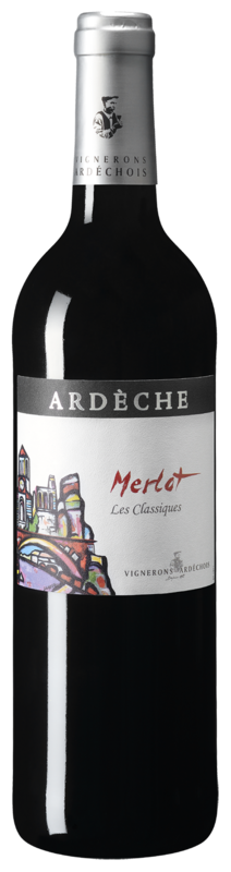Bouteille de vin - Merlot