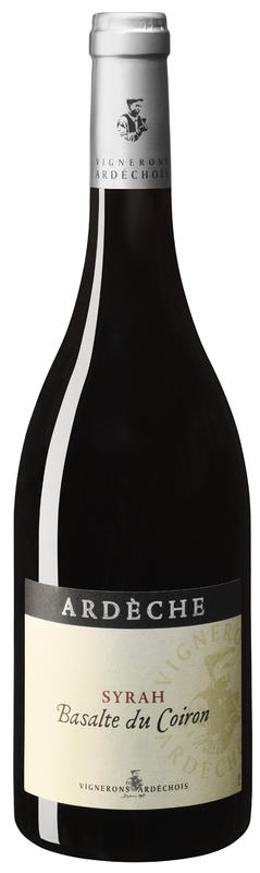 Bottle of wine - Syrah - Basalte du Coiron