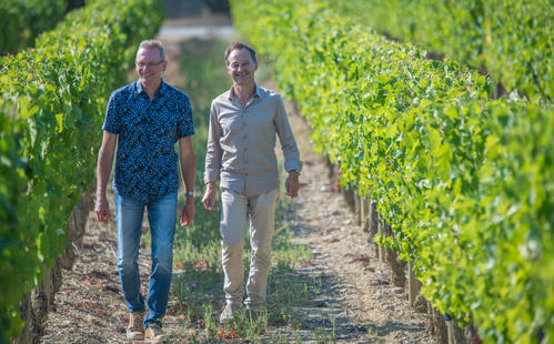 François Guigon et Philippe Dry - Vignerons Ardéchois - ©J.F. ARNAUD