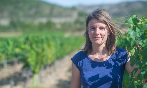 Marion Molle - Responsable Vignoble Vignerons Ardéchois - ©J.F. ARNAUD