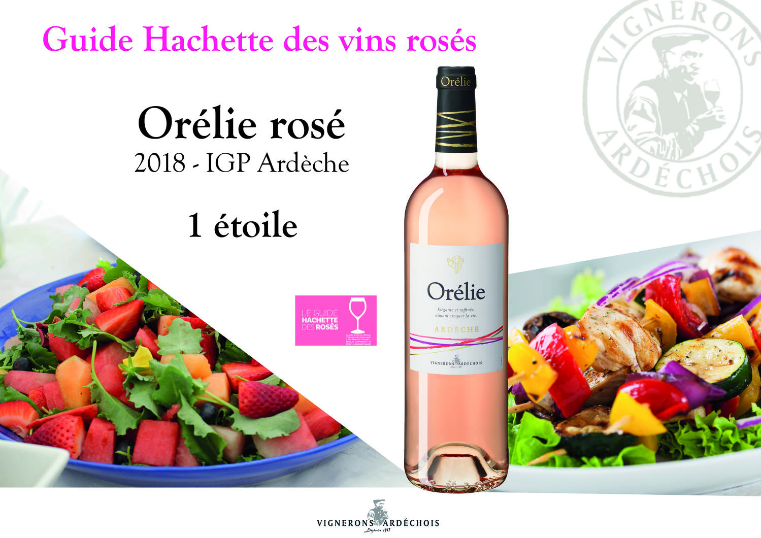 Orélie rosé - 1 étoile Guide Hachette des rosés