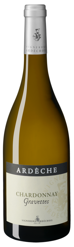 Bouteille de vin - Chardonnay - Gravettes