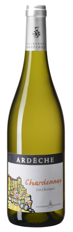 Bouteille de vin - Chardonnay