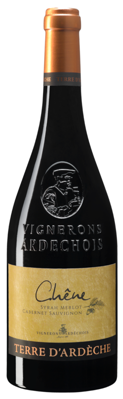 Bouteille de vin - Chêne
