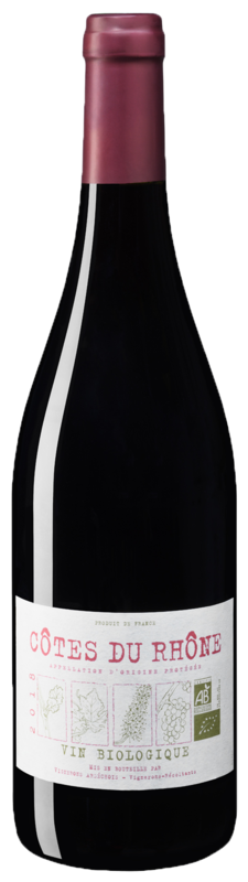 Bottle of wine - Côtes du Rhône Bio