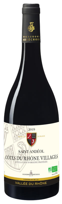 Bottle of wine - Côtes du Rhône Villages Saint-Andéol - Bio