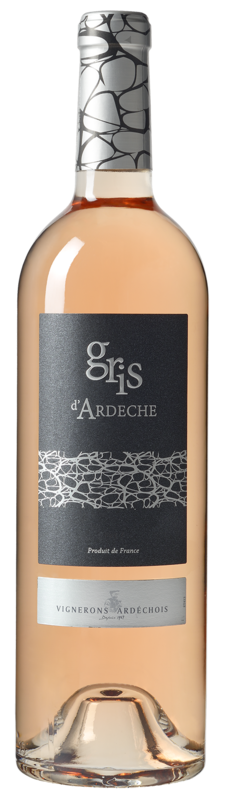 Bouteille de vin - Gris d'Ardèche