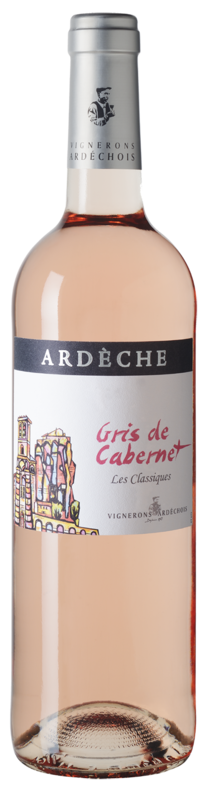 Bottle of wine - Gris de Cabernet