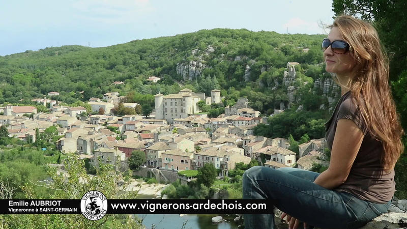 Emilie Aubriot - Une installation grâce à l'Union Vignerons Ardéchois